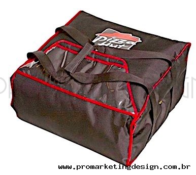 Bolsas e mochilas  térmicas para transporte de pizzas, marmitex e refeições