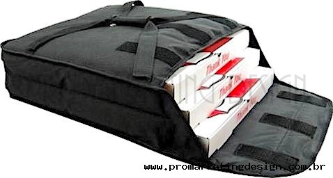 Bolsas e mochilas  trmicas para transporte de pizzas, marmitex e refeies